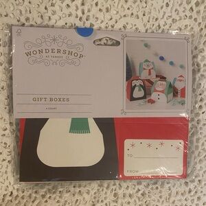 Wondershop Christmas Gift Boxes – 4 Count